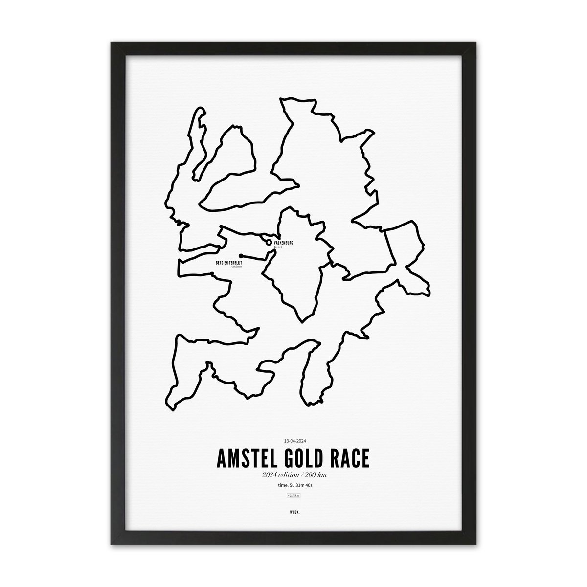 Poster of Amstel Gold Race 2024 - 200km | WIJCK.